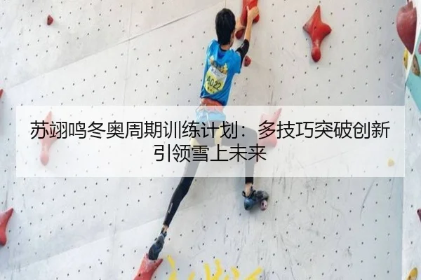 苏翊鸣冬奥周期训练计划：多技巧突破创新引领雪上未来